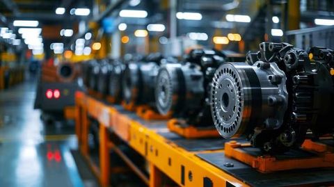 Industrial Machinery Parts Information With Component Materials and Technical Specifications