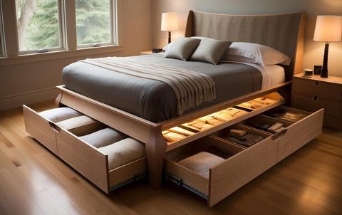 Multi-Compartment Bed Storage: Overview of Storage Types, Layouts, Materials, and Features