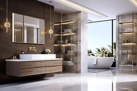 Premium Bathroom Design Guide: Luxury Styles, Color Schemes, Tiles and Space Planning