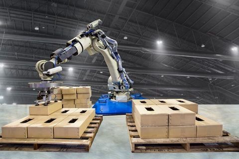 Industrial Bag Palletizers Facts About Robotic Arms, Grippers, and Conveyors