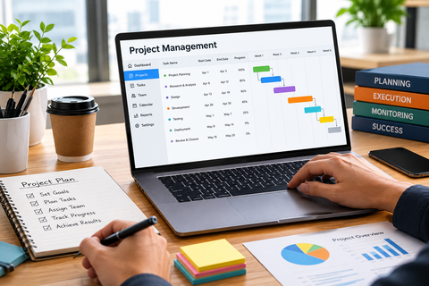 Project Management Knowledge: Workflows, Scheduling, Resources, Communication and Tracking