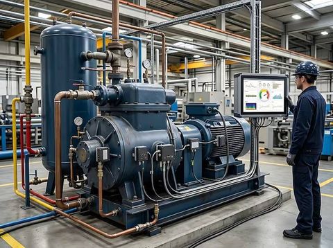Industrial Gas Compressor Guide: Designs, Functions, Pressure Control and Industrial Applications